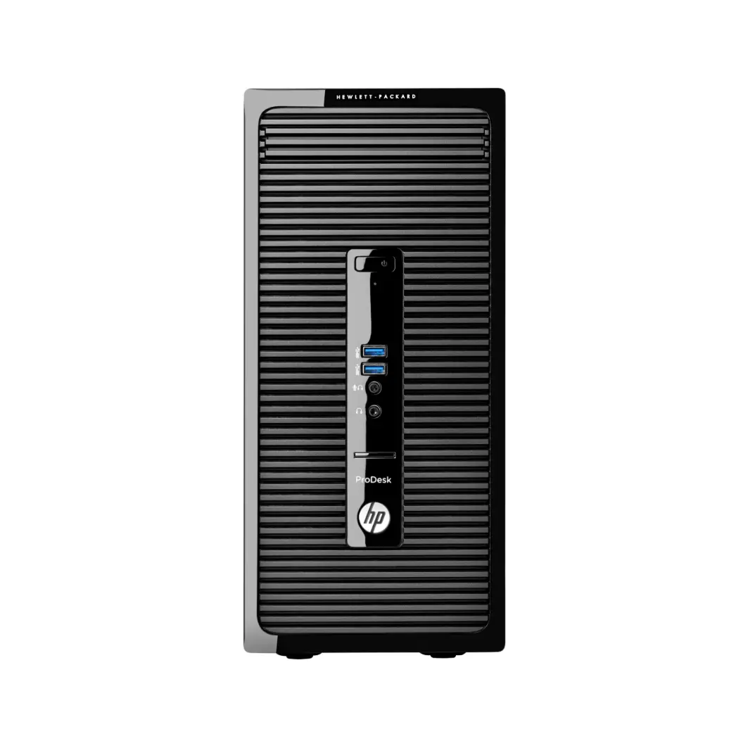 HP ProDesk 400 G2 Micro Tower All-in-One Desktop Computer Set | Intel i5-4th Gen | 22" HD LCD Monitor | Wired KB & Mouse | Speakers | Wi-Fi | Win 10 Pro | Refurbished - Image 5